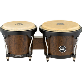 BONGO HEADLINER DE MEINL DE 6.75" y 8.8", Decorado: Vintage Wine Barrel. Medida, FABRICADO CON MADERA DE CAUCHO, PARCHES DE PIEL DE BÚFALO  HB-100VWB-M - Hergui Musical