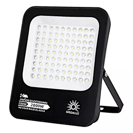 REFLECTOR LED 200w, CON SENSOR DE MOVIMIENTO  MEGALUZ R36W200 - Hergui Musical