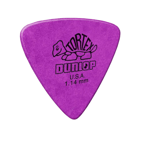 PUA 1 PIEZA DUNLOP TORTEX TRIANGULO 1.14 MORADO  431B1.14(36) - Hergui Musical