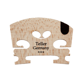 PUENTE PARA VIOLIN 4/4, DE ARCE CON INCRUSTACION EBANO  TELLER 47UU(6) - Hergui Musical