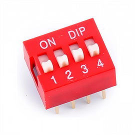DIP SWITCH DE 4 INTERRUPTORES  NEPTRONICS   NEP-SWI-10 - Hergui Musical