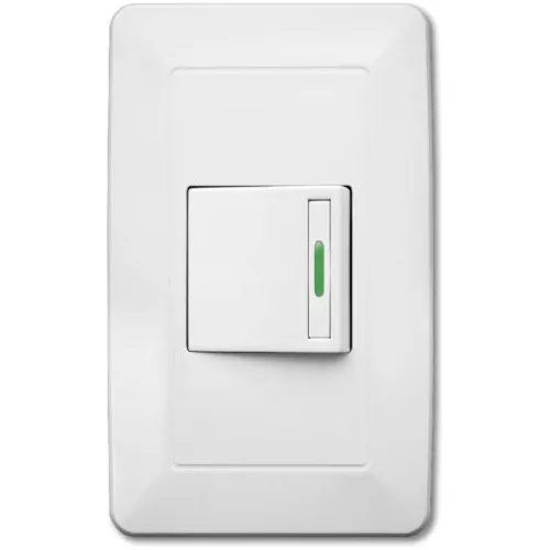 PLACA APAGADOR DE 1 INTERRUPTOR 3 VIAS 90-277VCA ABS BLANCO  WINLED   WPL-301 - Hergui Musical