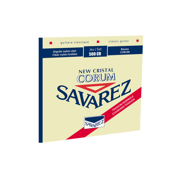 Juego de cuerdas new cristal corum, tension normal .029-.043  SAVAREZ   500CR - Hergui Musical