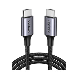 Cable USB-C a USB-C, 2 Metros (6.56 Pies), Transferencia de Datos de 480 Mbps, Carga Rápida de Hasta 60W, Protección Integrada  UGREEN  50152 - Hergui Musical
