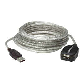Cable Extensión Activa USB de Alta Velocidad 2.0m Encadenable, A Macho / A Hembra, 5 m  MANHATTAN  519779 - Hergui Musical