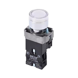 Interruptor blanco ilumino 12v (verde)    electrocenter    NEP-LED-114 - Hergui Musical