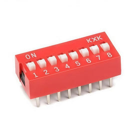 DIP SWITCH DE 8 INTERRUPTORES  NEPTRONICS   NEP-SWI-12 - Hergui Musical