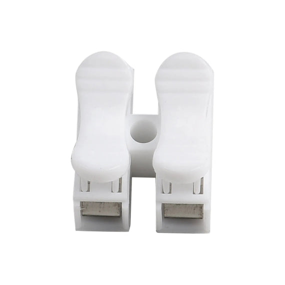 Bloque de 2 terminales de conexión rápida para cableado 1 a 1 250v  24A (19.4mm)  RADOX   520-571 - Hergui Musical
