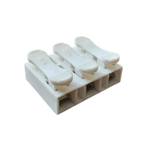 Bloque de 3 terminal de conexión rápida para cableado 1 a 2 250v  6A (35mm)  RADOX   520-577 - Hergui Musical