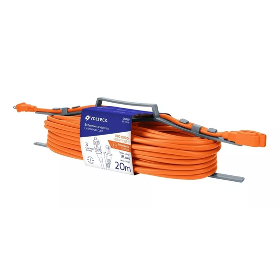 Extension electrica de uso rudo 20 m 2x16 AWG  VOLTECK   48049 - Hergui Musical