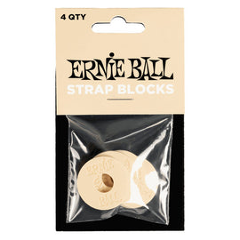 SEGUROS ERNIE BALL PARA TAHALI, PLASTICO CREMA (4 PZAS.)  5624 - Hergui Musical