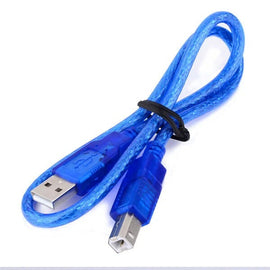 CABLE USB TIPO "A" MACHO a USB TIPO "B" MACHO 1m  NEPTRONICS   NEP-ELE-73 - Hergui Musical