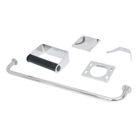 Juego de 5 accesorios para baño de acero inoxidable, basic  FOSET   A-800 - Hergui Musical