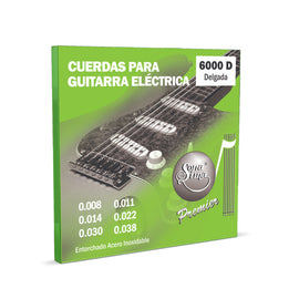 JGO DE CUERDAS P/ GUITARRA ELECTRICA DELGADA  SELENE  6000-D - Hergui Musical