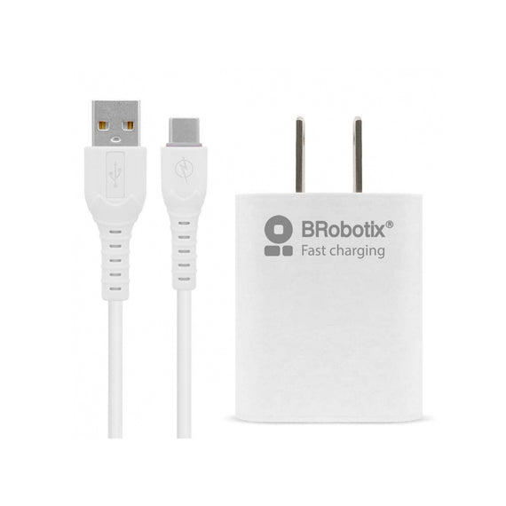 COMBO CARGA RÁPIDA: CARGADOR USB V3.0 + CABLE USB TIPO 