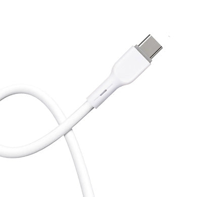 CABLE USB V3.0 TIPO C  C, 1 METRO, BLANCO, BROBOTIX  6006849