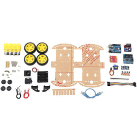 KIT PARA ARMAR CHASIS DE COCHE SMART CAR (4 RUEDAS)  NEPTRONICS   NEP-KIT-11 - Hergui Musical