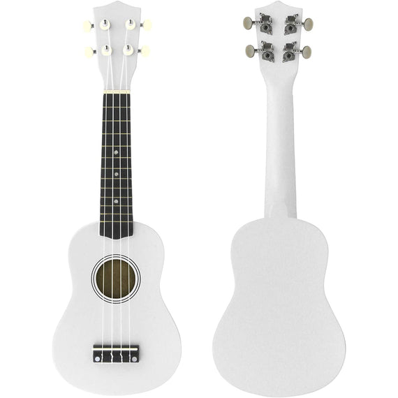 Ukulele Campero Ukulele Soprano Vintage Blanco   C-UK-21WHV - Hergui Musical