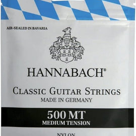 Juego de Cuerdas para Guitarra Clásica, cuerdas primeras de alta precisión, cristalinas y suaves  HANNABACH  500MT - Hergui Musical