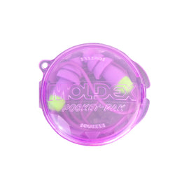 TAPONES MOLDEX ''ROCKETS'' PARA OIDOS, MORADO CON ESTUCHE 27DB  6405-MOLDEX - Hergui Musical