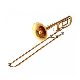 TROMBON BAJO SI BEMOL/FA BLESSING CON ESTUCHE, LAQUEADO  6421L-1 - Hergui Musical