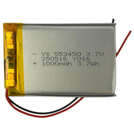 BATERIA RECARGABLE DE LITIO 3.7V 1000mAh     RADOX    660-478 - Hergui Musical