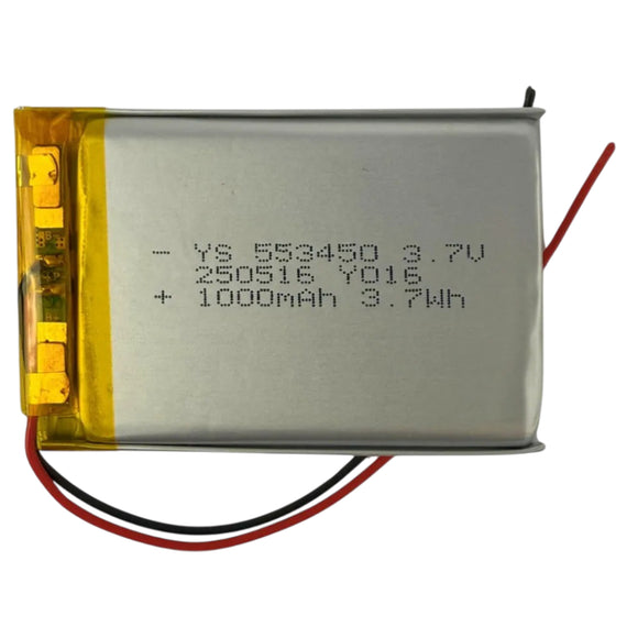 BATERIA RECARGABLE DE LITIO 3.7V 1000mAh     RADOX    660-478 - Hergui Musical