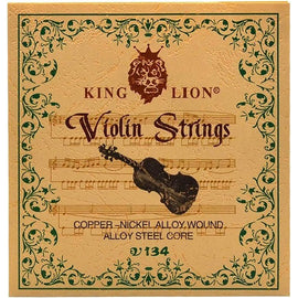 JGO. DE CUERDAS PARA VILION 3/4, 4/4  KING LION   134-0 - Hergui Musical