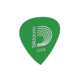 Púa (1 Pza), serie Duralin, diseño en color verde, calibre mediano (0.85mm)   PLANET WAVES   6DGN4-25 - Hergui Musical