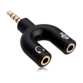 DIVISOR DE AUDIO COMPATIBLE CON DISPOSITIVOS QUE CUENTEN CON JACK DE 3.5mm DE TRES BANDAS   RADOX   700-940 - Hergui Musical