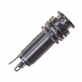 PLUG HEMBRA 6.3mm ESTEREO PARA GUITARRA ATORNILLABLE METALICO  RADOX   705-101 - Hergui Musical