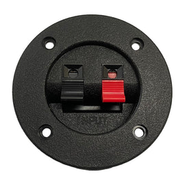 CONECTOR P/ BAFLE REDONDO DE ATORNILLAR 2 TERMINALES  RADOX   705-297 - Hergui Musical