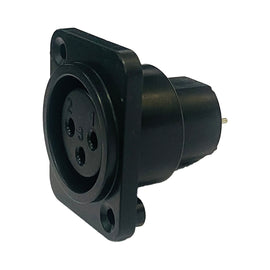 JACK PARA CHASIS TIPO CANON 3 PINES     RADOX    705-375 - Hergui Musical
