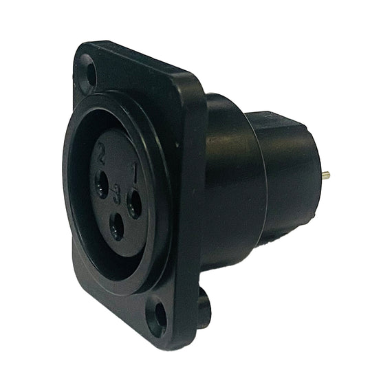 JACK PARA CHASIS TIPO CANON 3 PINES     RADOX    705-375 - Hergui Musical