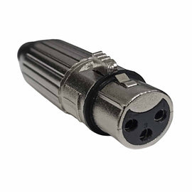 PLUG CANON HEMBRA METÁLICO CON SEGURO   RADOX   705-405 - Hergui Musical