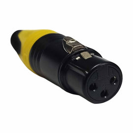 PLUG XLR HEMBRA METÁLICO CON SEGURO  RADOX  705-410 - Hergui Musical