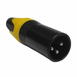 PLUG XLR MACHO METÁLICO CON SEGURO   RADOX  705-797 - Hergui Musical
