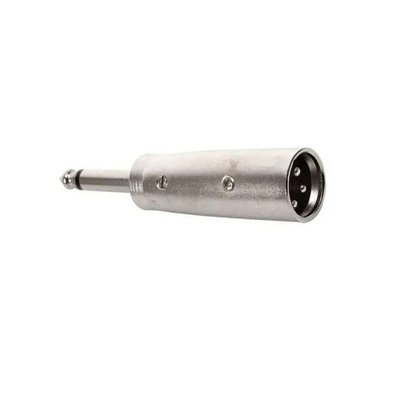 Convertidor/ Adaptador de canon macho a plug 6.3mm estéreo macho  RADOX  705-801 - Hergui Musical