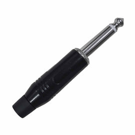 PLUG 6.3mm MONO BAQUELITA (NEGRO)  RADOX    705-910 - Hergui Musical