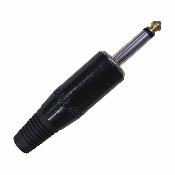 PLUG 6.3mm MACHO MONO C/ PUNTA DORADA  RADOX   705-933 - Hergui Musical