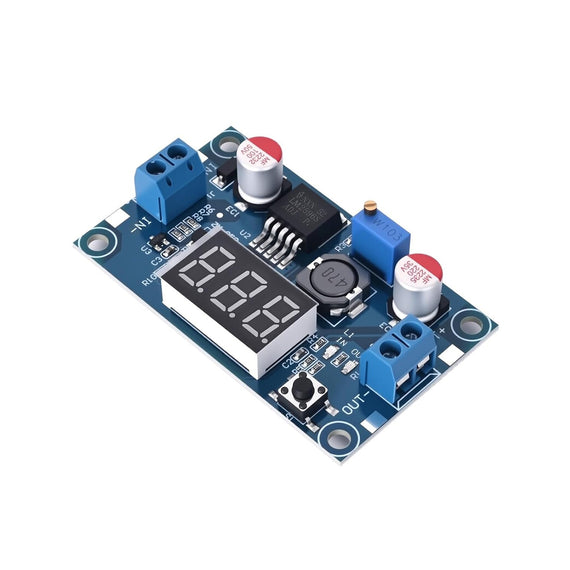 MÓDULO DE FUENTE DE ALIMENTACIÓN AJUSTABLE LM2596  RADOX  870-406 - Hergui Musical