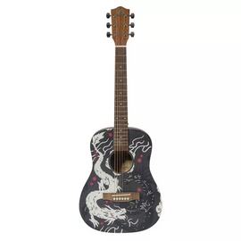 Guitarra Mini Acústica de 34", incluye funda acolchada  BAMBOO  GA-34-INDI - Hergui Musical