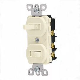 INTERRUPTOR DUPLEX DE PALANCA STANDARD MARFIL   VOLTECK   APDO-S - Hergui Musical