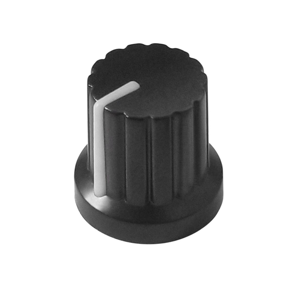 PERILLA DE PLÁSTICO PARA POTENCIÓMETRO COLOR BLANCO  RADOX   835-005 - Hergui Musical