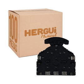 PAQ. 100 PZAS. MICROSWITCH DE MONTAJE DE 3 PASOS CORTO  RADOX   835-389(100) - Hergui Musical