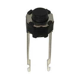 PAQ. 5 PZAS. DE MICROSWITCH 2 PATAS REDONDO TIPO AIWA (BOTÓN NEGRO)  RADOX   835-415 - Hergui Musical