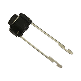PAQ. 5 PZAS. DE MICROSWITCH 2 PATAS REDONDO TIPO AIWA (BOTÓN NEGRO)  RADOX   835-415 - Hergui Musical