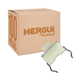 JGO. de 100 Pzas. de  microswitch 0.05 a 30V cuadrado 2 patas  RADOX   835-524(100)