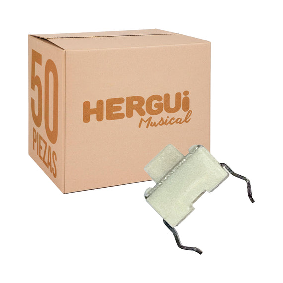 JGO. de 50 Pzas. de  microswitch 0.05 a 30V cuadrado 2 patas  RADOX   835-524(50) - Hergui Musical