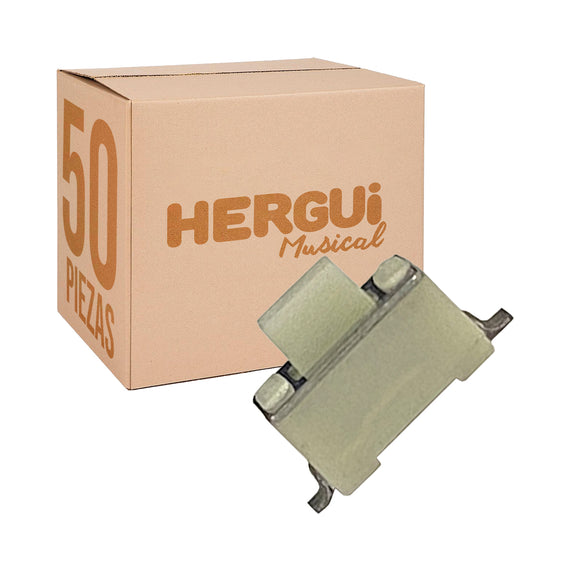 JGO. de 50 Pzas. de Microswitch 0.05 a 30V 2 patas cortas  RADOX   835-527(50) - Hergui Musical